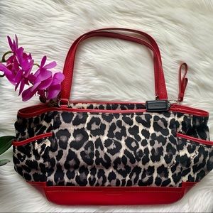 Coach - Ocelot Red Leopard Tote F23278